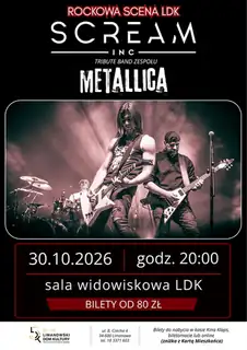 Koncert - Scream Inc. - Tribute to Metallica