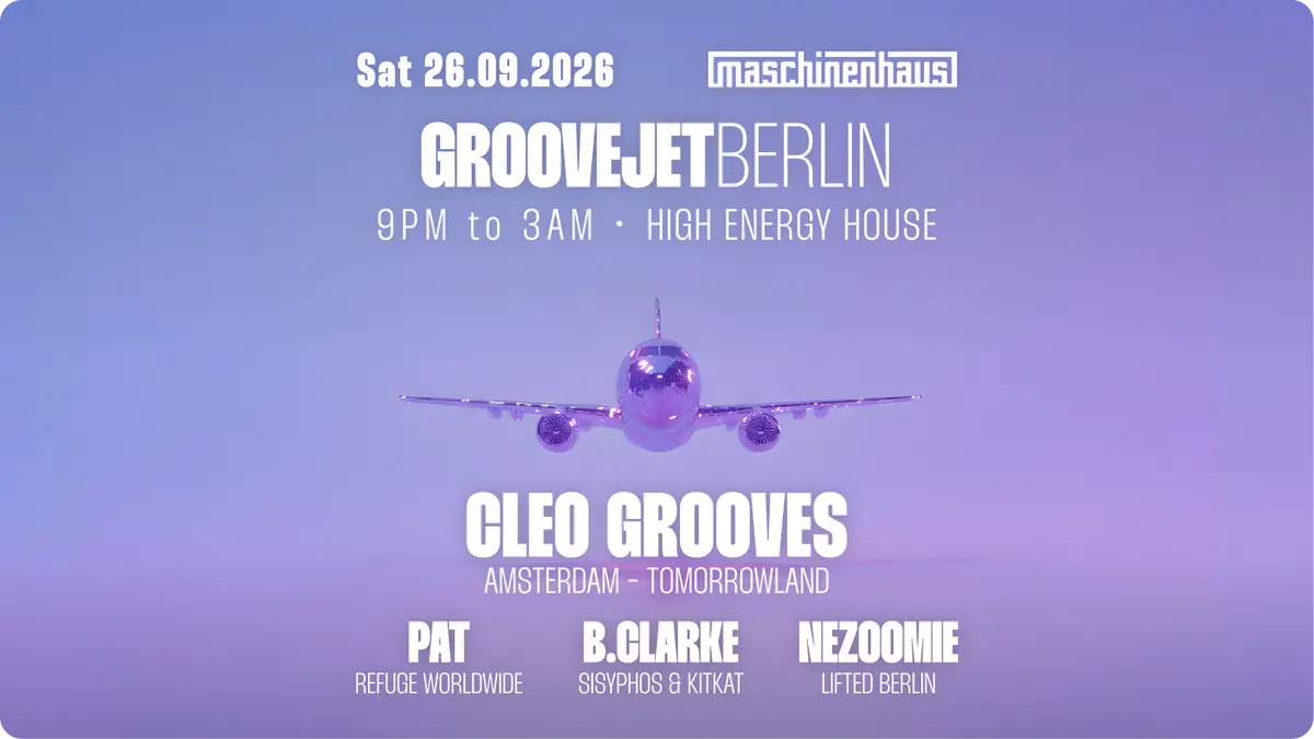 GrooveJet Berlin 003 - Maschinenhouse — Kesselhaus & Maschinenhaus Kulturbrauerei Berlin, Berlin