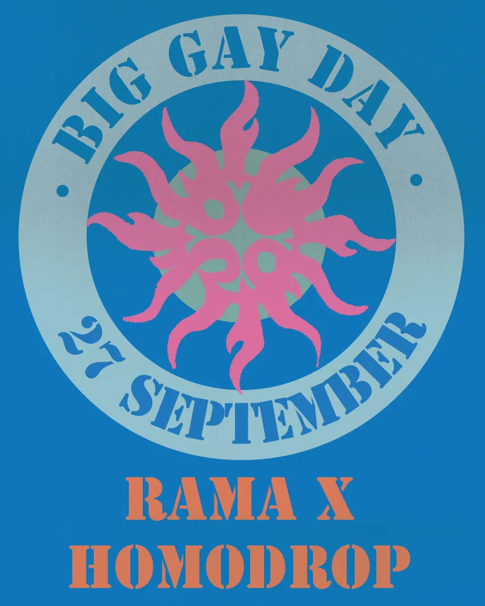 RAMA X HOMODROP (OPEN AIR + INDOOR) — OXI, Berlin