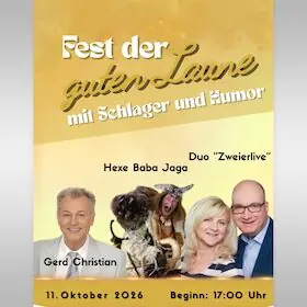 Fest der guten Laune mit Schlager und Humor — Rödersaal, Großröhrsdorf