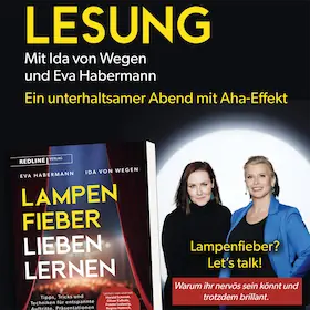 "Lampenfieber lieben lernen" - Interaktive Showlesung von und mit Eva Habermann und Ida von Wegen — Bürgersaal Waren, Waren