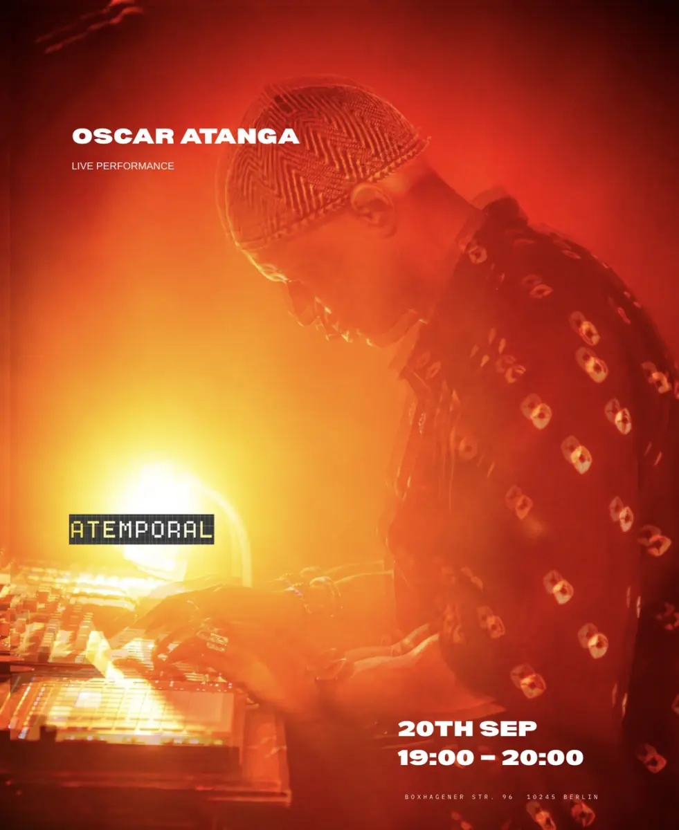 Oscar Atanga - koncert — Atemporal, Berlín