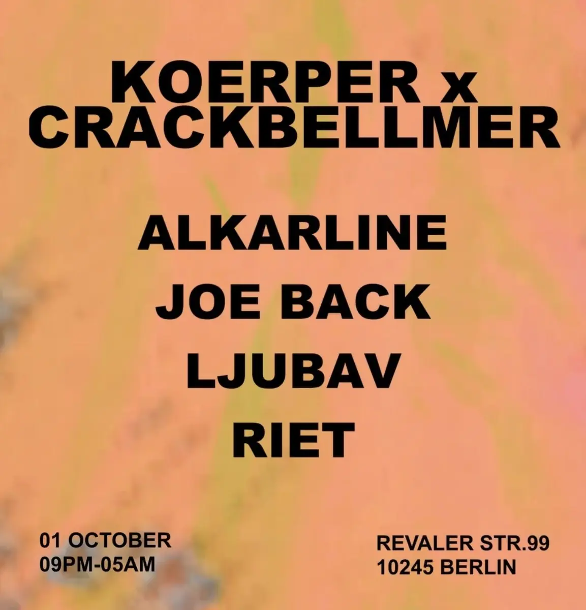 KOERPER x Crack Bellmer — Crack Bellmer, Berlin