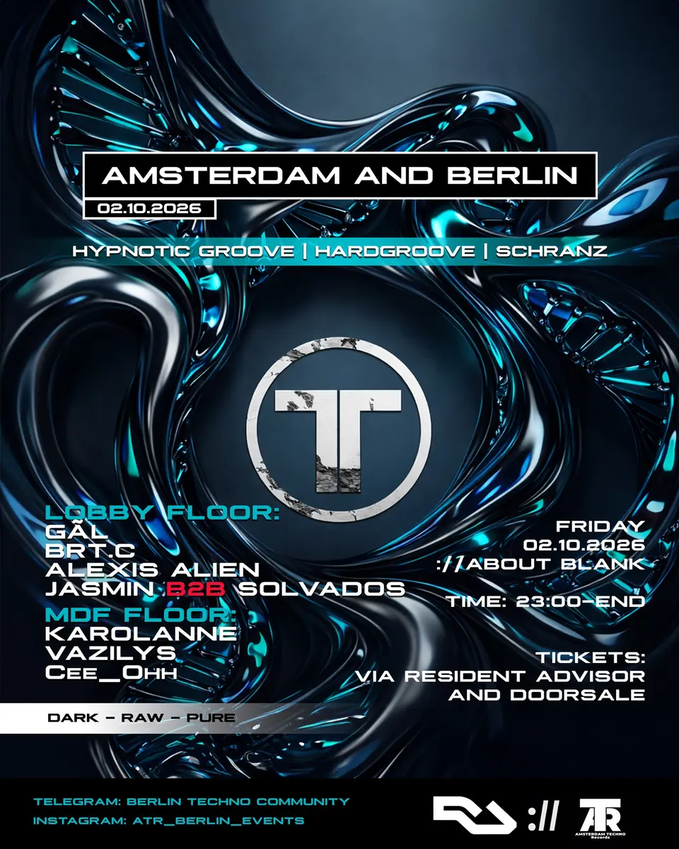 Amsterdam Techno Records and ://about blank on Friday's [Amsterdam and Berlin] — ://about blank, Berlin