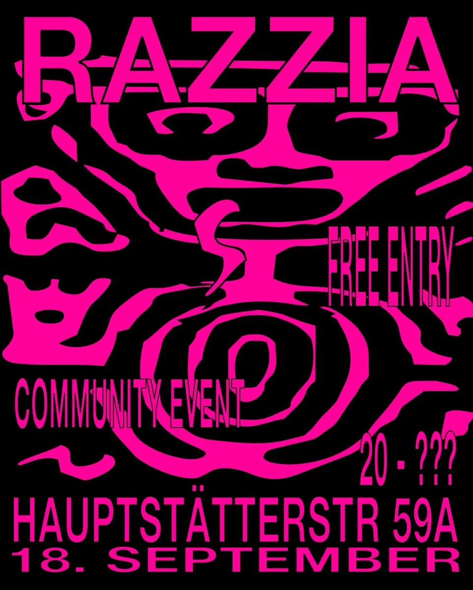 RAZZIA x hauptstätterstr. 59a — hauptstätterstr. 59a, Stuttgart