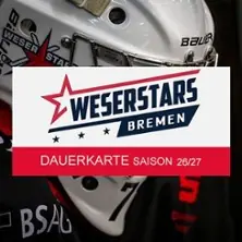 Weserstars Dauerkarte - Saison 2026/27 — Eissporthalle Paradice, Bremen