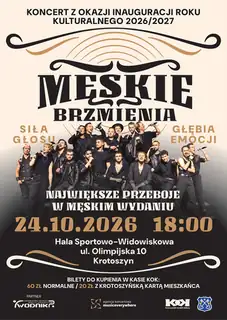 Męskie Brzmienia - koncert k zahájení Roku kultury