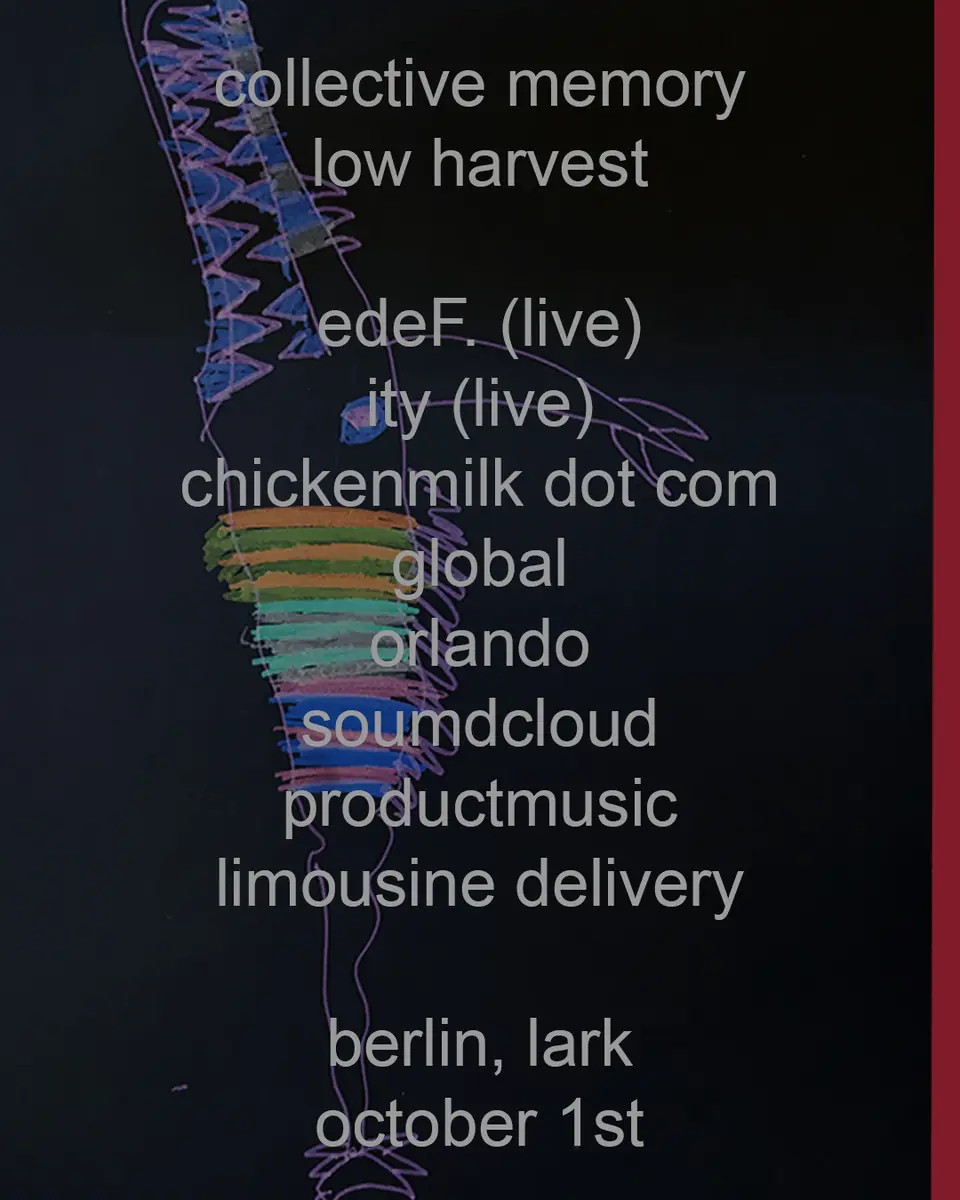 collective memory + low harvest — Lark, Berlin
