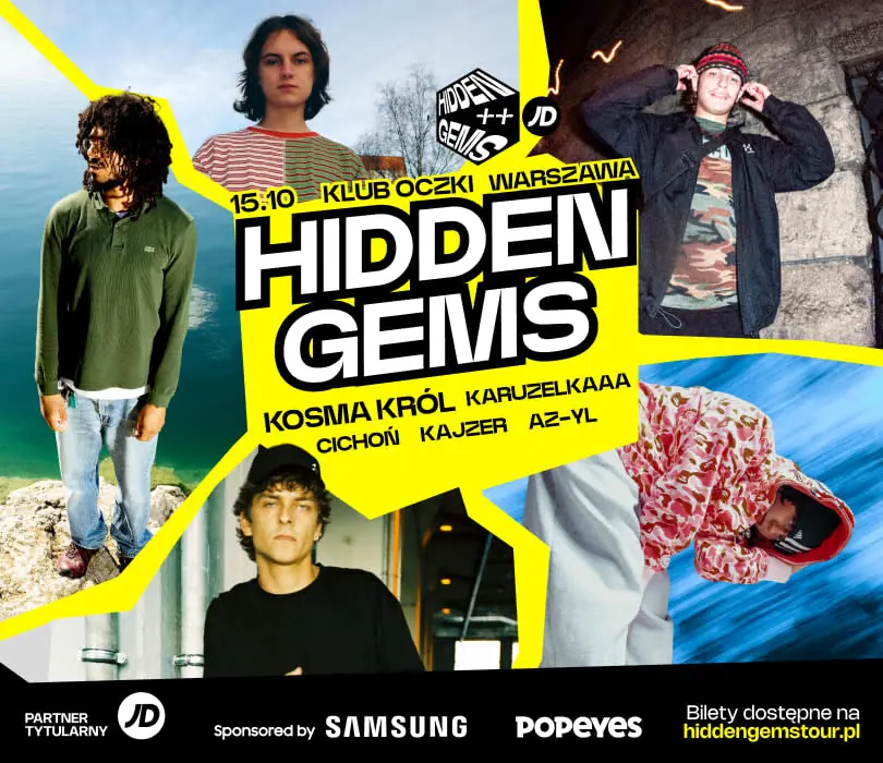 HIDDEN GEMS TOUR by ++ & JD Sports | Варшава — OCZKI, Варшава