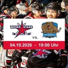 Weserstars Bremen - Grizzlys Bergkamen | Saisonvorbereitung 2026/2027 — Eissporthalle Paradice, Bremen