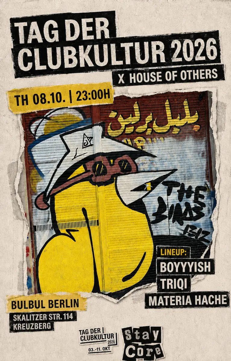 TAG DER CLUBKULTUR 2026 - HOUSE OF OTHERS — Bulbul Berlin, Берлін