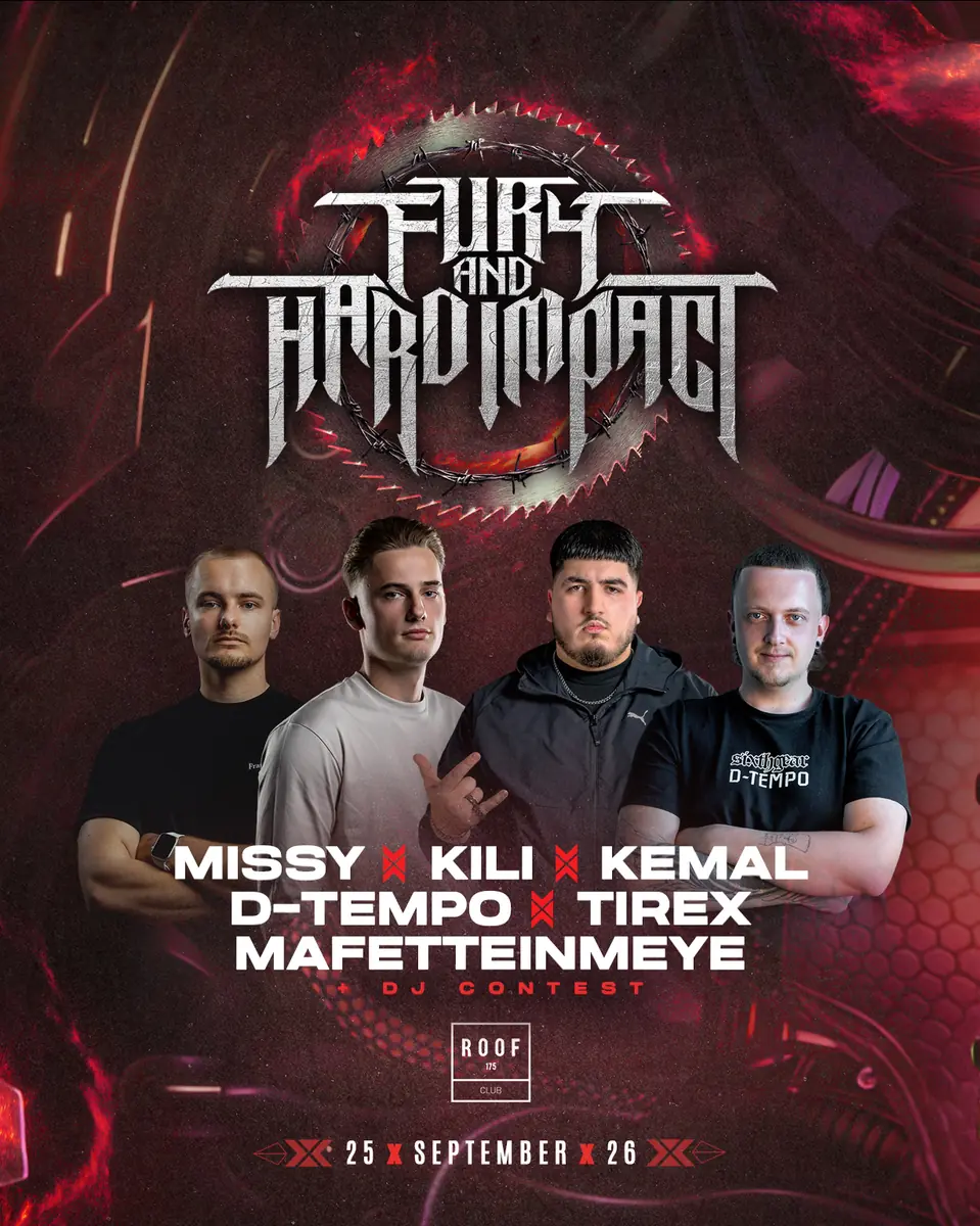 Hard Impact & Fury - ostatnia edycja Uptempo — Roof 175, Frankfurt nad Menem