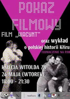 Pokaz filmowy oraz wykład o polskiej historii kłirowej (queerowej)