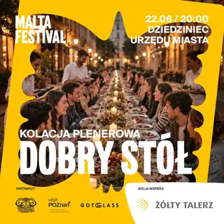 Malta Festival 2026: Kolacja plenerowa "Dobry Stół’”