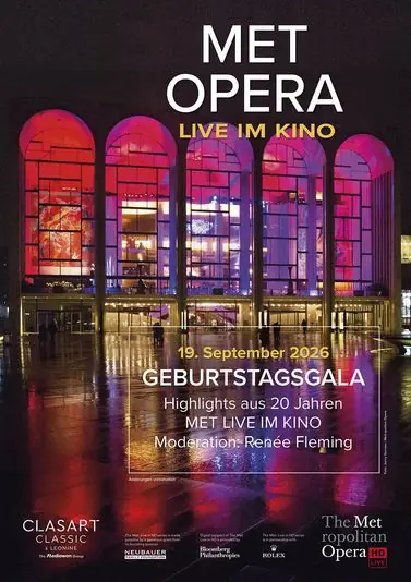 BIRTHDAY GALA - 20 Years of MET Live in Cinema — Cineplexx Villach, Villach