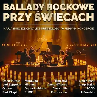 Rockballaden bei Kerzenlicht