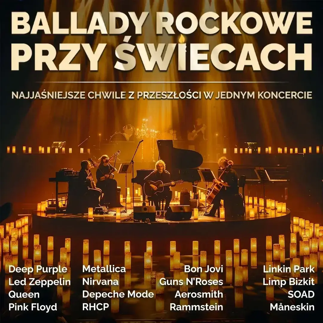 Ballady Rockowe przy Świecach — Filharmonia Zielonogórska im. Tadeusza Bairda, Zielona Góra