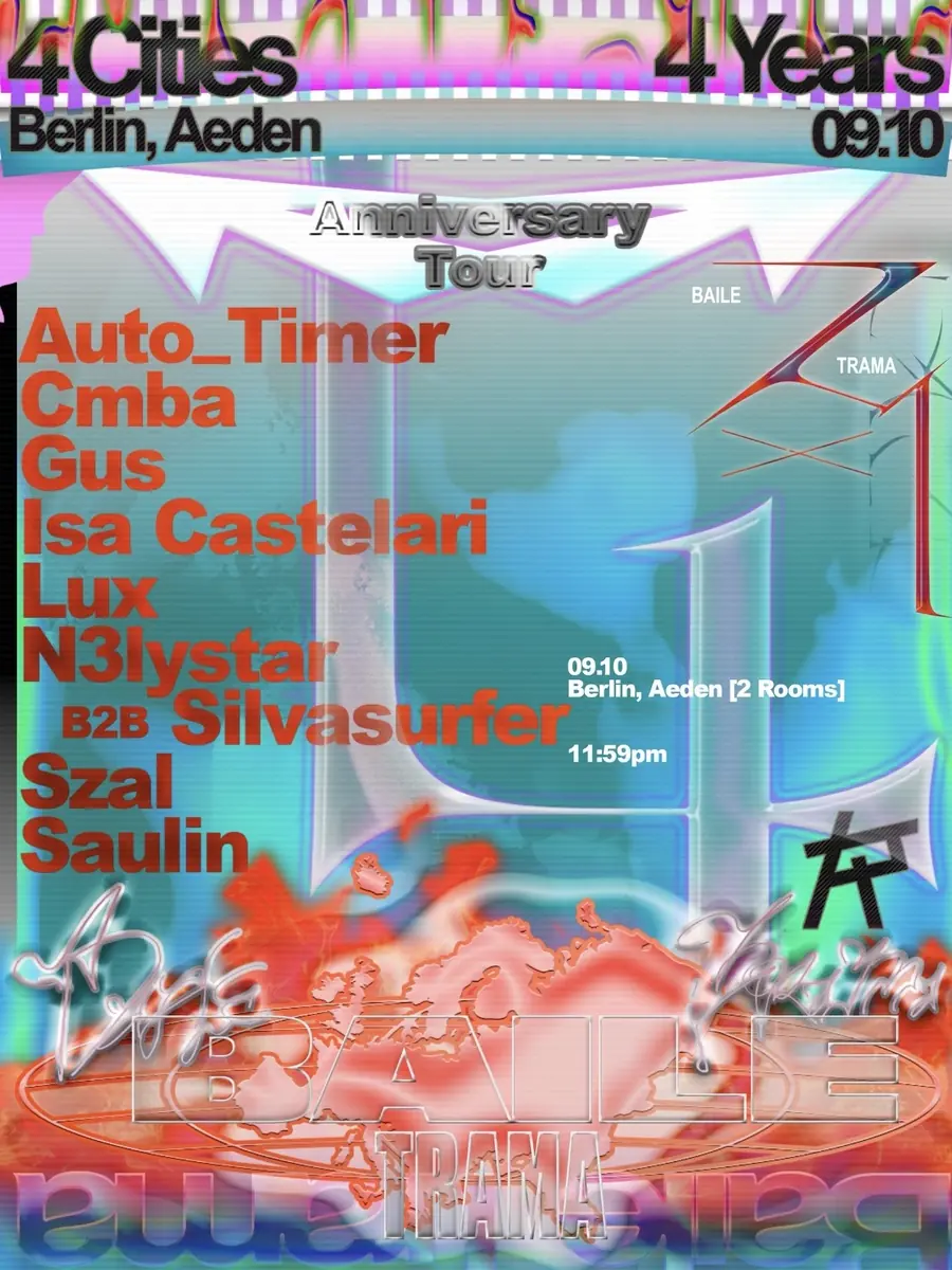 BAILE TRAMA 4TH ANNIVERSARY — ÆDEN, Берлин