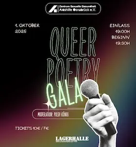 Queer Poetry Slam Gala — Lagerhalle e. V., Osnabrück