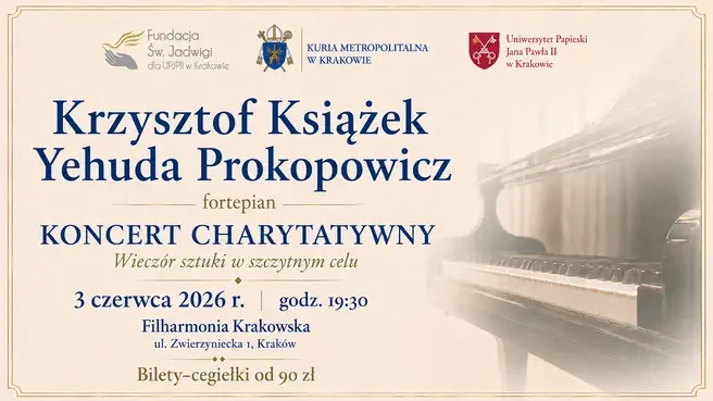 Wohltätigkeitskonzert "Ein Abend der Kunst für einen edlen Zweck" — Saal der Krakauer Philharmonie, Krakau