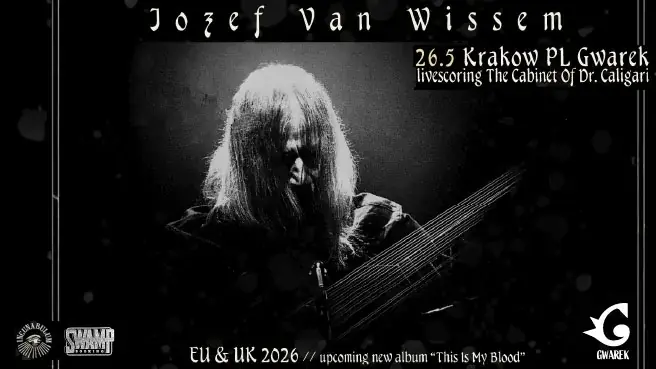 Gabinet Doktora Caligari z muzyką Jozefa Van Wissema na żywo — Klub Gwarek, Kraków