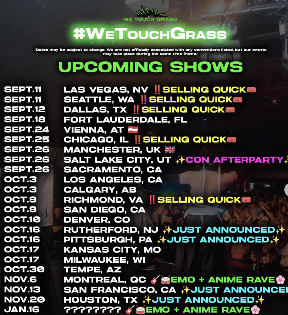 VIENNA ANIME RAVE #WeTouchGrass — The Loft, Vienna