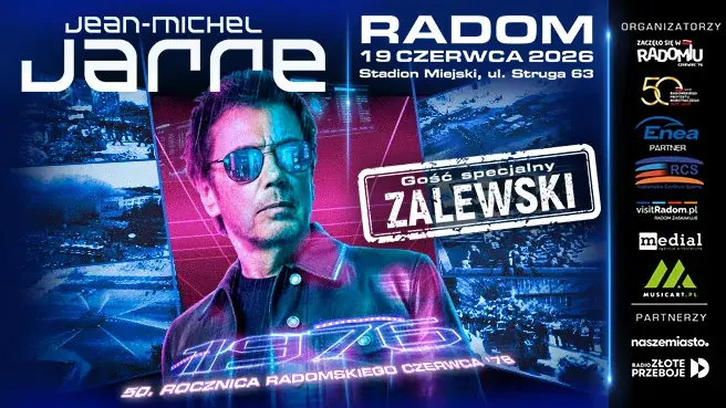Jean-Michel Jarre + host Zalewski — Stadion Miejski im. Braci Czachorów, Radom