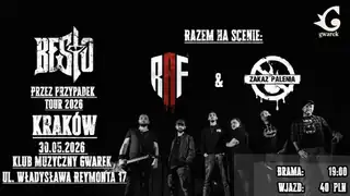 Besto "Przez Przypadek Tour 2026" + RAF + Zakaz Palenia