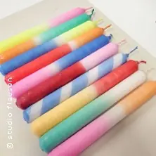 Creative Candle Workshop in Münster - Design Individual Candles with Dip Dye Technique — studio flausen, Münster