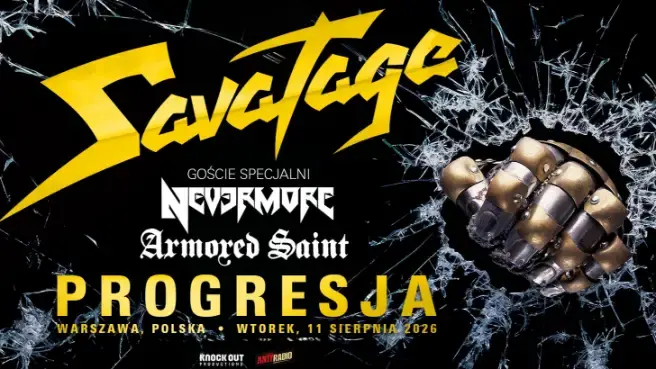 Savatage + Nevermore + Armored Saint — Progresja, Warszawa