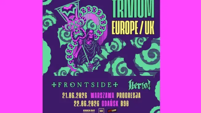 Trivium + Frontside + Heriot — Klub B90, Gdańsk