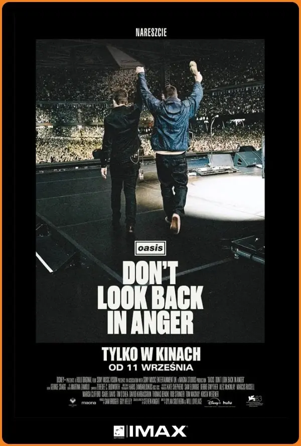 Oasis: Don't Look Back in Anger — Cinema City Wrocław - Wroclavia, Wrocław