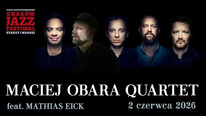 Maciej Obara Quartet feat. Mathias Eick — Sál Krakovské filharmonie, Krakov