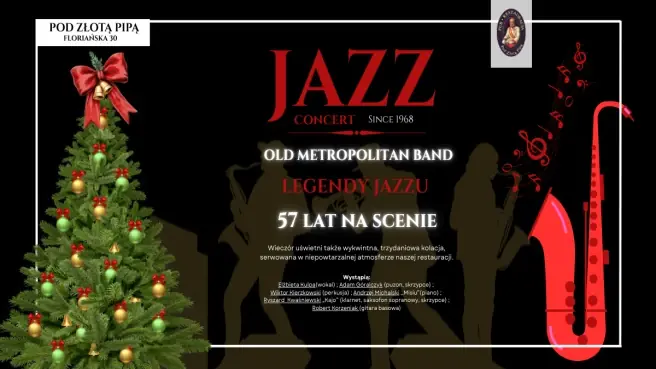 Jazz Legends – Old Metropolitan Band | 57 Years on Stage — Cellar under the Golden Pipe in Krakow, Krakow