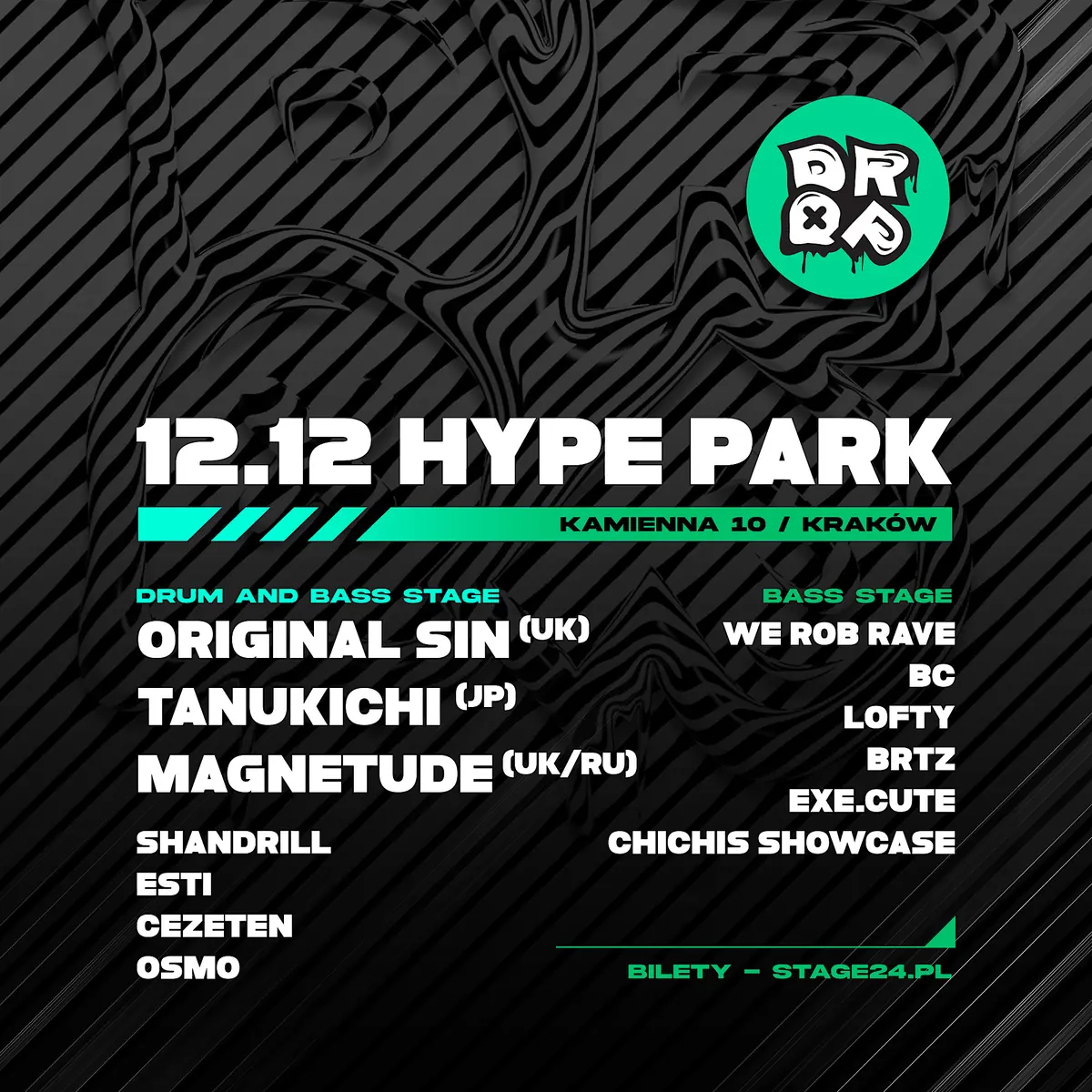 Drop with Tanukichi, Original Sin, Magnetude, We Rob Rave — Hype Park, Kraków