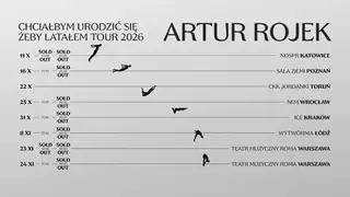 Artur Rojek „Chciałbym urodzić się żeby latałem Tour 2026”