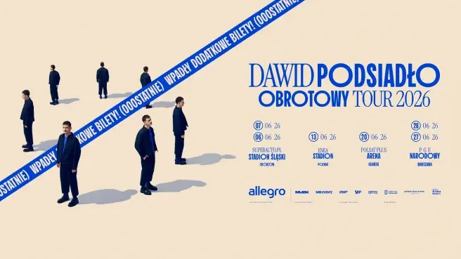 Dawid Podsiadło OBROTOWY TOUR 2026 — PGE Národní stadion im. Kazimierza Górského ve Varšavě, Varšava