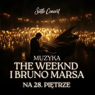 Hudba The Weeknd a Bruno Marsa na 28. patře Varšavy