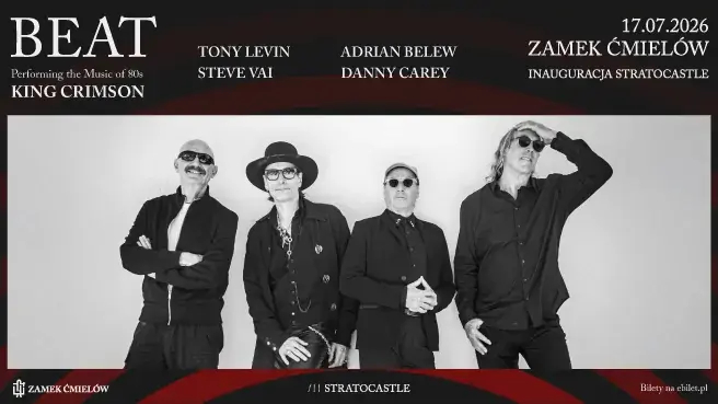 BEAT: Adrian Belew, Tony Levin, Steve Vai, Danny Carey — Schloss Ćmielów, Ćmielów