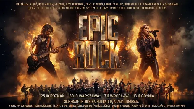 EPIC ROCK: Symfonický koncert — MTP - Mezinárodní veletrhy v Poznani, Poznaň