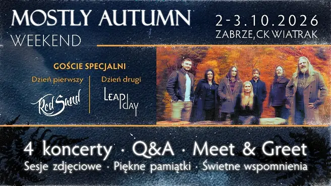 Mostly Autumn Weekend — Centrum Kultury Wiatrak, Zabrze
