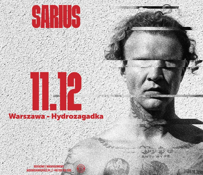 SARIUS | Warszawa — Klub Hydrozagadka, Warszawa