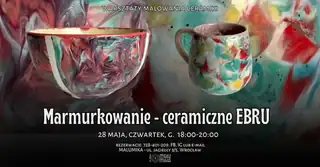 Marmurkowanie - ceramiczne ebru