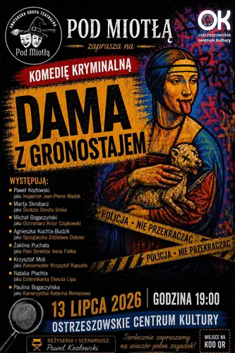 Spektakl DAMA Z GRONOSTAJEM