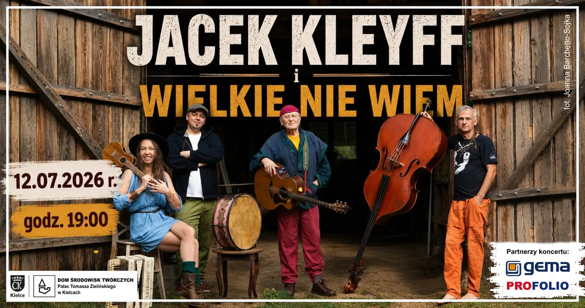 Jacek Kleyff i Wielkie Nie Wiem — Pałacyk Zielinskiego w Kielcach, Kielce