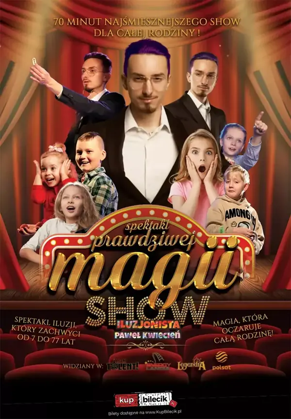 Echte Magie – Familienillusionsshow — Kino Polkowice, Polkowice