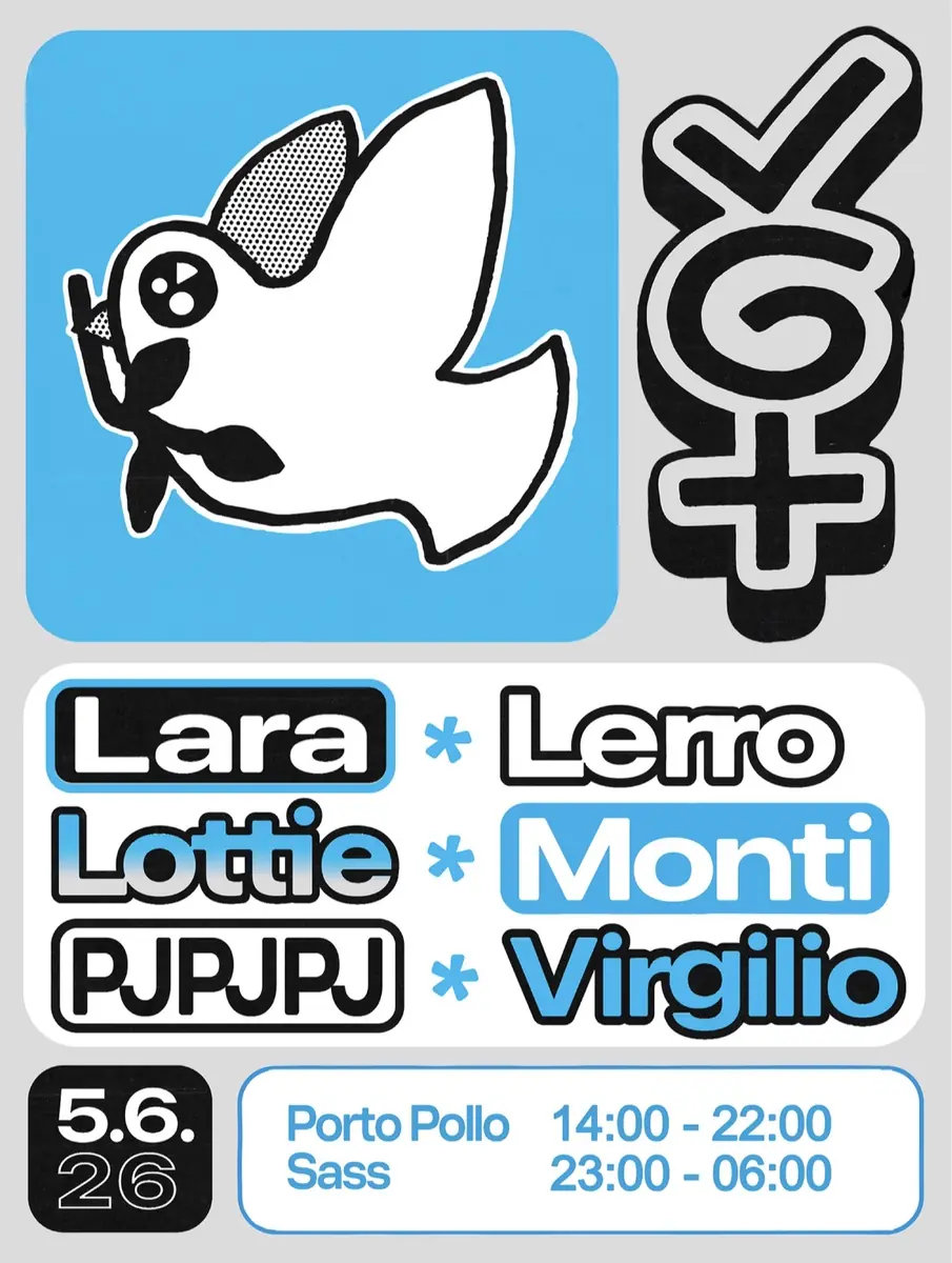 *DAY* VG+ / w. Lottie, Lara, Lerro, Virgilio, Monti, PJPJPJ — Porto Pollo, Vídeň