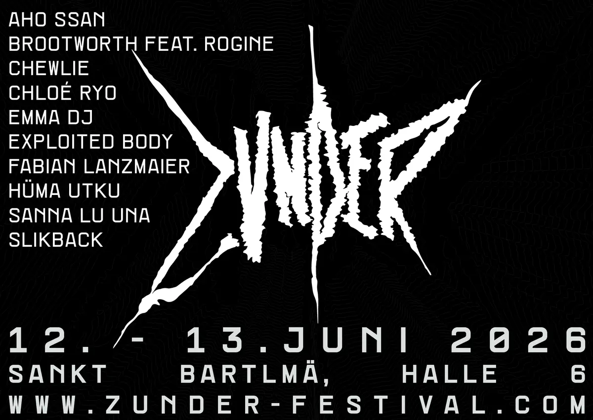 Zunder Festival 2026 — TBA - Sankt Bartlmä, Halle 6 - Innsbruck, Innsbruck