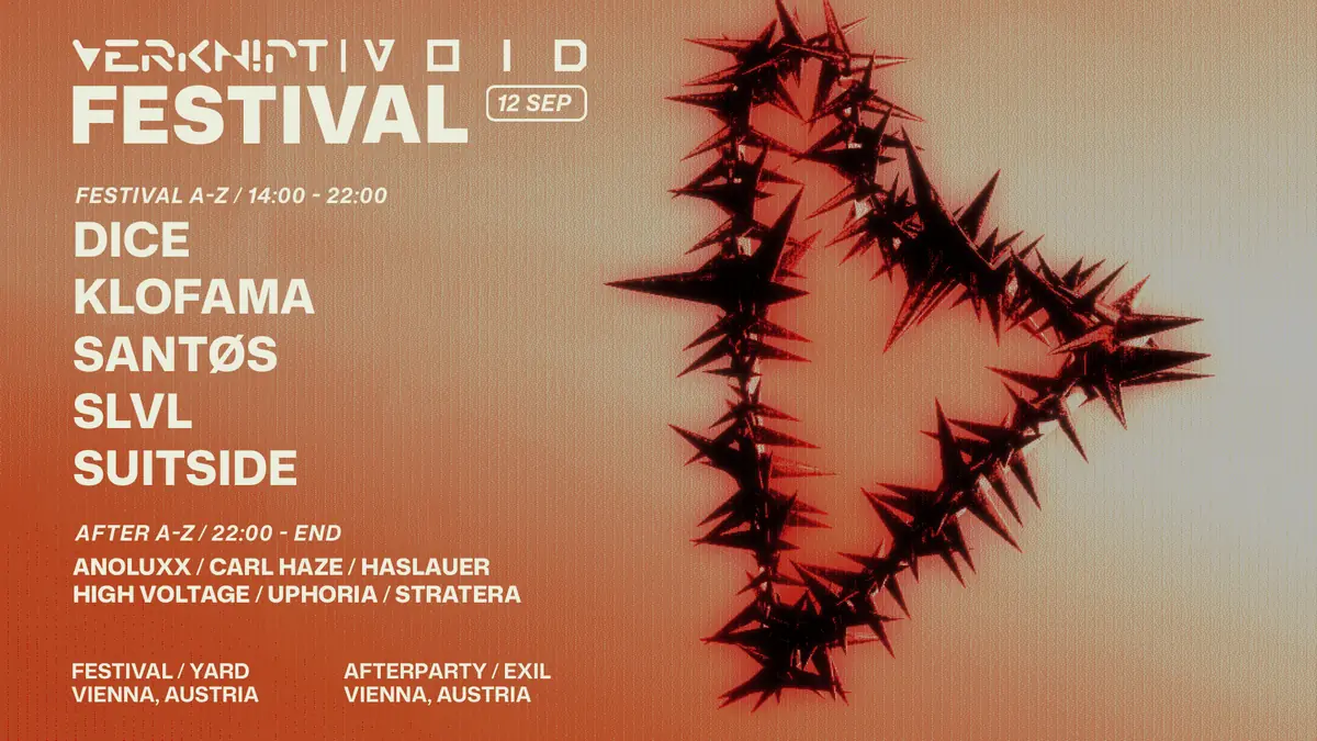 VERKNIPT X VOID - Vídeň - 12. září — The Yard Vienna, Vídeň