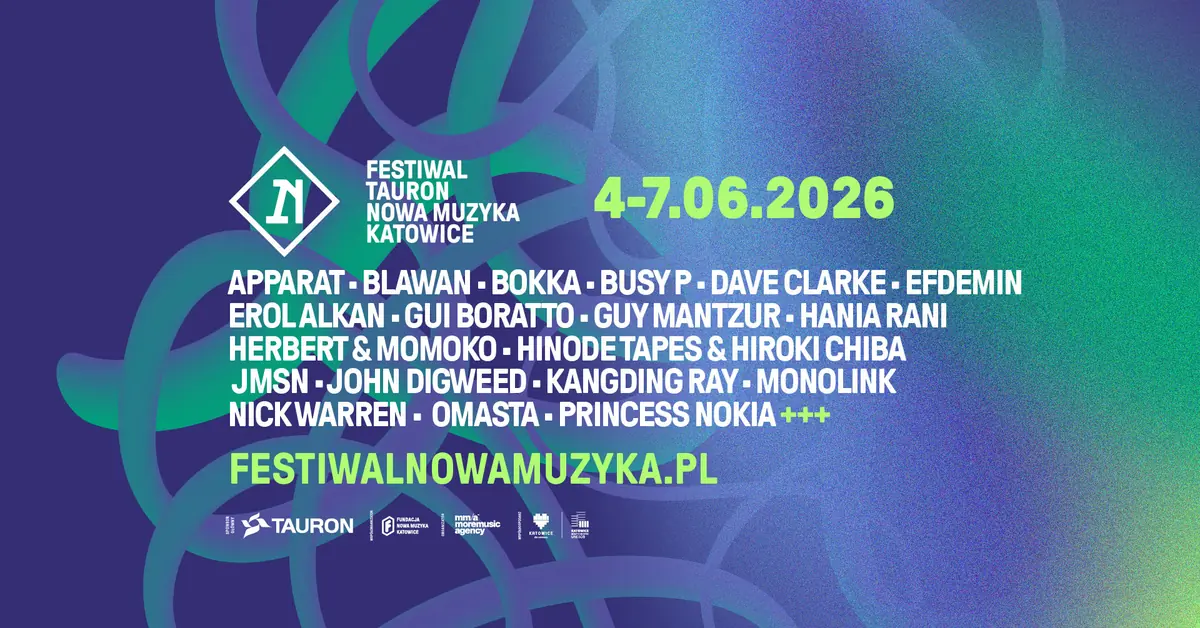 Tauron Nowa Muzyka Katowice 2026 — Muzeum Śląskie, Katowice